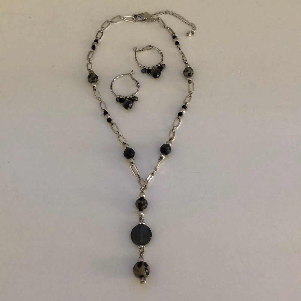Lia Sophia Necklace & Earring Set